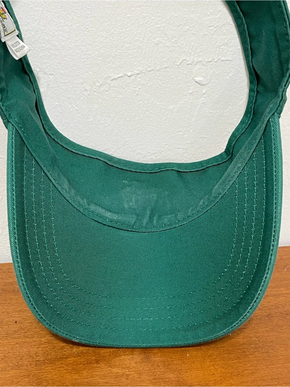 American Needle Masters Green Low Riser Visor Ionic Embroidered Yellow Map Flag
